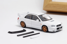 Load image into Gallery viewer, 1:64 Furuya White Impreza WRX STI VIII 8 Sedan Model Diecast Metal Car New Collection