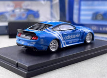 Load image into Gallery viewer, Liberty 1:64 Blue Mustang Muscle Widebody Sports Model Diecast Metal Car New Collection