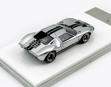 Load image into Gallery viewer, MY64 1:64 Silver GT GT40 MK1 Racing Sports Model Diecast Resin Car New Collection