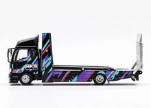Load image into Gallery viewer, GCD 1:64 HKS Fuso Fighter Mk2 Double Deck Tow Model Diecast Metal Car