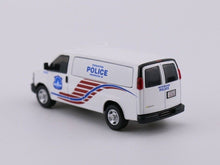 Load image into Gallery viewer, 1:64 596 Washington Police MPDC Express 3500 Van Model Diecast Metal Car New Collection