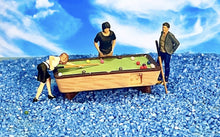 Load image into Gallery viewer, 1:64 Painted Figure Model Miniature Resin Diorama Sand Pool Billiards Balls Cue