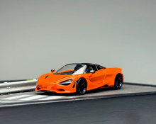 Load image into Gallery viewer, 1:64 CM Orange 750s Spider Convertible Sports Model Diecast Metal Car New Collection