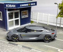 Load image into Gallery viewer, HKM 1:64 Gray Gemera Super Racing Sports Model Diecast Metal Car