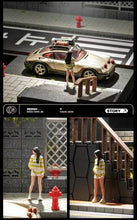Load image into Gallery viewer, 1:64 Painted Figure Mini Model Toy Miniature Car Scenes Resin Girl Caual Wear