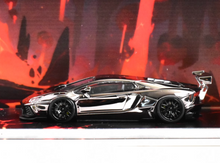 Load image into Gallery viewer, MJ 1:64 HEC Plating Black Aventador LP700-4 Sports Model Diecast Metal Car New Collection