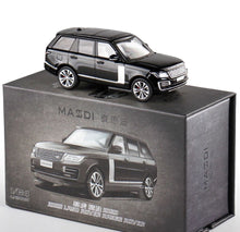 Load image into Gallery viewer, Masdi 1:64 2020 Black Range Rover SUV ORV Sports Model Diecast Metal Car New Collection