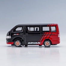 Load image into Gallery viewer, ZD TINY 1:76 Black Advan Delivery Hiace Van Model Toy Metal Car BN