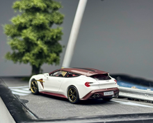 Load image into Gallery viewer, King 1:64 White Vanquish Zagato Touring Sports Model Diecast Metal Car New Collection