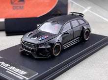Load image into Gallery viewer, DCM 1:64 Black RS6 2NCS Wagon Widebody Kit Sports Model Diecast Metal Car New Collection