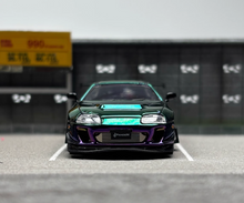 Load image into Gallery viewer, 1:64 LMLF Green JDM Supra A80Z Pandem Sports Model Diecast Metal Car New Collection
