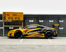 Load image into Gallery viewer, MINIGT 1:64 Yellow NSX GT3 EVO22 #18 2023 GT Sport Model Diecast Metal Car New Collection