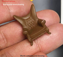 Load image into Gallery viewer, 1:64 Painted Figure Mini Model Miniature Resin Diorama Sofa Smoking Man Talk Set