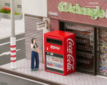 Load image into Gallery viewer, 1:64 Painted Figure Model Miniature Resin Diorama Toy Sand Drinking Girl Lady