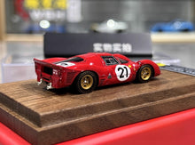 Load image into Gallery viewer, DMH 1:64 Red 1967 330 P4 #21 Hard Top Sports Model Diecast Resin Car New Collection