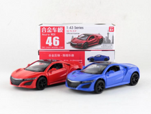 Load image into Gallery viewer, CCA 1:43 ACURA NSX Racing Sports Model Toy Diecast Metal Car BN