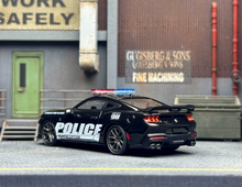 Load image into Gallery viewer, CM 1:64 Mustang Dark Horse Police Coupe Sports Model Diecast Metal Car New Collection