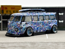 Load image into Gallery viewer, Liberty 1:64 Blue Sunflower VW T1 Kombi Van Camper Model Diecast Metal Car