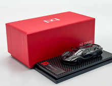 Load image into Gallery viewer, DMH 1:64 Black Full Carbon Laferrari Aperta Sports Model Diecast Resin Car New Collection