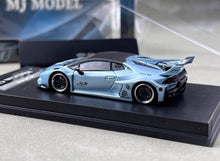 Load image into Gallery viewer, MJ 1:64 Ice Blue Huracan LP610 GT Sports Model Diecast Metal Car New Collection