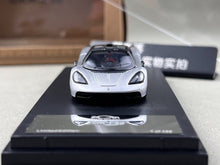 Load image into Gallery viewer, 7cm 1:64 Silver GMA T.50 Racing Sports Model Diecast Metal Car New Collection