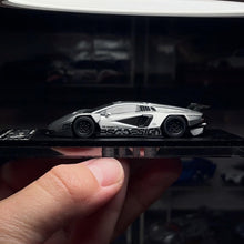 Load image into Gallery viewer, PSC 1:64 Silver LP800-4 Racing Sports Model Diecast Metal Car New Collection
