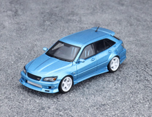 Load image into Gallery viewer, Mortal 1:64 HEC Blue Altezza Wagon Trailer Sport Model Diecast Metal Car New Collection