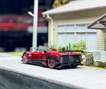 Load image into Gallery viewer, LCD 1:64 Red Carbon Zonda HP Convertible Sports Model Diecast Metal Car New Collection