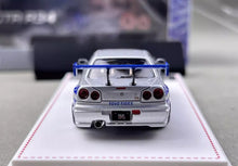 Load image into Gallery viewer, FH 1:64 FNF JDM Silver Skyline GTR R34 Sports Model Diecast Metal Car New Collection