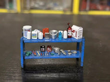 Load image into Gallery viewer, 1:64 Painted Figure Model Miniature Resin Sand Tool Cabinet Hammer Wrench Set Collection