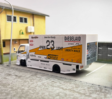 Load image into Gallery viewer, Microturbo 1:64 LB Flatbed Container Truck Model Diecast Metal Car