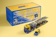 Load image into Gallery viewer, 1:64 Spoon Actros Gigaspace 4x2 Trailer Truck FD2 #95 Model Diecast Metal Car