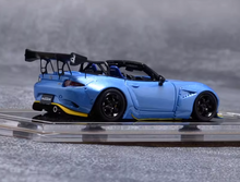 Load image into Gallery viewer, YM 1:64 Blue Miata MX5 Pandem Roadster Convertible Model Diecast Resin Car New