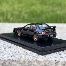 Load image into Gallery viewer, CM 1:64 JDM Black EVO Lancer 9 IX Engine Sports Model Diecast Metal Car New