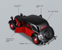 Load image into Gallery viewer, Bburago 1:24 1938 15 CV TA Classic Vintage Model Toy Diecast Metal Car BN
