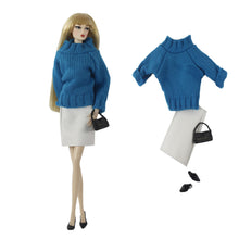 Load image into Gallery viewer, Barbie Doll Clothing 11.5" Girl Wear Fashion Outfits 1/6 Top Skirt Pants Jeans Bag