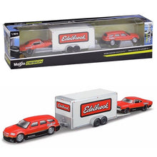 Load image into Gallery viewer, Maisto 1:64 2006 Magnum R/T Trailer 1969 Charger Haulers Model Diecast Car New