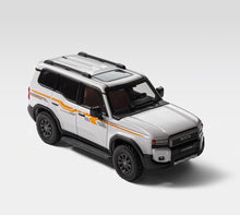 Load image into Gallery viewer, Masdi 1:64 White Decal Land Cruiser LC250 ORV Model Diecast Metal Car New Collection