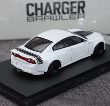 Load image into Gallery viewer, PSC 1:64 White Charger Muscle Sports Model Diecast Metal Car New Collection