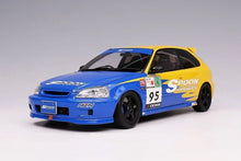 Load image into Gallery viewer, MH 1:18 Spoon Civic Type R EK9 Spoon B16B Vtec Engine Model Diecast Metal Car New Collection