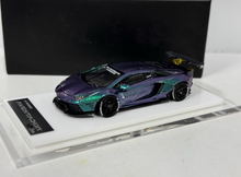Load image into Gallery viewer, Onemodel 1:64 Purple Green LP700 Aventador LB Sports Model Diecast Resin Car