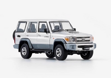 Load image into Gallery viewer, BM 1:64 Silver Land Cruiser LC76 SUV ORV Off Road Model Diecast Metal Car New Collection