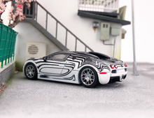 Load image into Gallery viewer, Mortal 1:64 Black White Veyron SS Racing Sports Model Diecast Metal Car New Collection