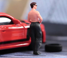 Load image into Gallery viewer, 1:64 Painted Figure Model Miniature Resin Diorama Sand Gym Man Muscle Shades Toy New Collection