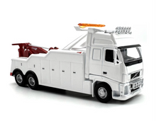 Load image into Gallery viewer, 1:76 White Volvo FH City Rescue Vehicle Tow Truck Model Diecast Metal Car New