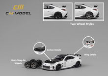 Load image into Gallery viewer, CM 1:64 White JDM BRZ Varis ARISING-1 Racing Sport Model Diecast Metal Car New