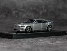 Load image into Gallery viewer, Rollin 1:64 Silver 2008 Charger SRT Sedan Sports Model Diecast Metal Car New Collection