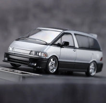Load image into Gallery viewer, Mortal 1:64 Silver Previa Mini Van MPV Sports Model Diecast Metal Car New Collection