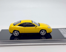Load image into Gallery viewer, Carport 1:64 Yellow 1996 Type 175 20V Coupe Sports Model Diecast Metal Car New Collection