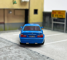 Load image into Gallery viewer, SH 1:64 Blue M3 E46 CLS Coupe Racing Sports Model Diecast Metal Car New
